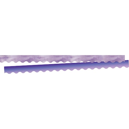 Barker Creek Tie-Dye and Ombr Purple Double-Sided Scalloped Border, 13/set, PK13 940